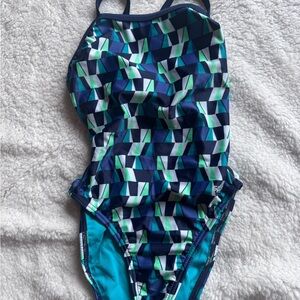 Like new Speedo Tile Shards Flyback 1-Piece swimsuit - size 26 - Pro LT